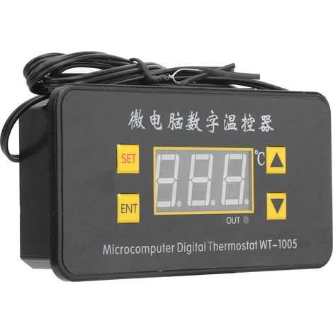 WT-1005 Digitalthermostat, Digitalanzeige, hohe Genauigkeit, -55120°C, 110-220V, industrieller Temperaturregler. (1/5)