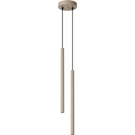 Hängeleuchten PASTELO taupe 2xG9 15cm Stahl Sollux (1/5)