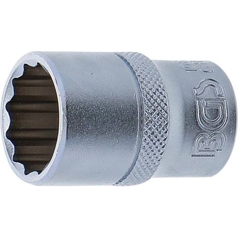 Douille pour Clé Douze Pans 12,5 mm (1/2) - 18 mm - Acier Résistant - Usage Professionnel - D-Work