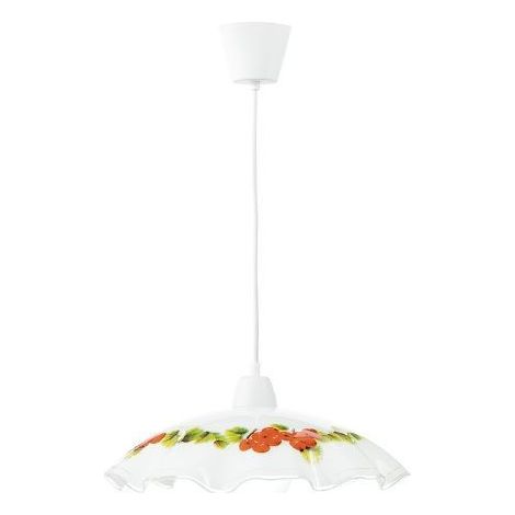 LAMPADARIO SOSPENSIONE IN VETRO DIAMETRO 42 CM 1XE27 RIBES FAN EUROPE (1/2)