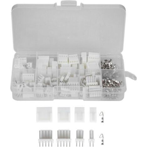Connecteur de fil terminal 230 pièces JST XH type pièces électriques pour aiguille extérieure droite 2/3/4/5 broches,DUBUNS