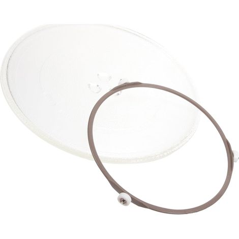 Plaque En Verre Épais Pour Four À - Pièce De Rechange Pour Plateau Tournant Pour - Résistante À La Chaleur Design Élégant (1/5)