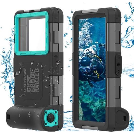 Custodia impermeabile per telefono, universalmente compatibile con smartphone, adatta anche per immersioni e nuoto, compatibile con iPhone 14 Pro Max, 13, 11, Samsung (1/5)