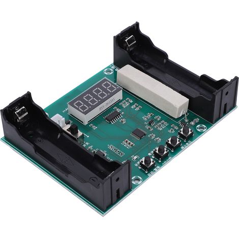 Testeur de capacité de batterie 18650, module de décharge avec écran digital, mesure mAh et mWh, voltmètre pour accumulateurs lithium, outil de diagnostic précis. (1/5)