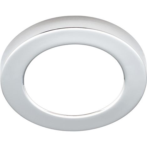 Litecraft Darly Ceiling or Wall Light Small Flush 6 Watt LED Fitting - Polished Chrome (1/5)