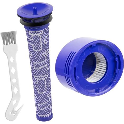 V8-Filter für kabellosen Staubsauger Dyson V8 V7 SV10 Animal Absolute Motorhead, Teilenummer DY-96566101, vorderer und hinterer Filter DY-96747801 (jeweils zwei). (1/4)