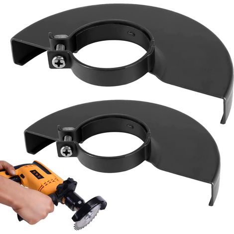 Housse de protection pour meuleuse d'angle, protection de sécurité pour disque de coupe de métal, accessoires pour meuleuse d'angle 115 125 (1/5)