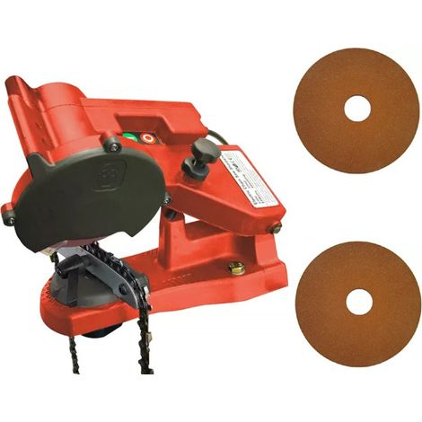 Faithfull Electric Chainsaw Sharpener Bench Mounted x2 Grind Wheels FPPCHAINSS