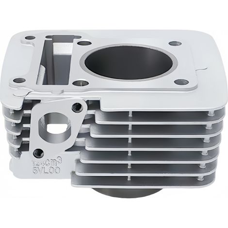 Cylinder liner for motorcycle engines, compatible with 57mm rocker arms of the Yamaha TTR125 and YBR125 cylinders (1/4)