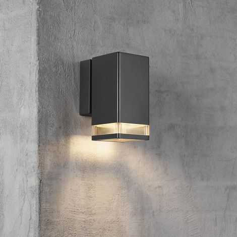 Nordlux Außen-Wandlampe Elm IP44 Schwarz, Klar (1/3)