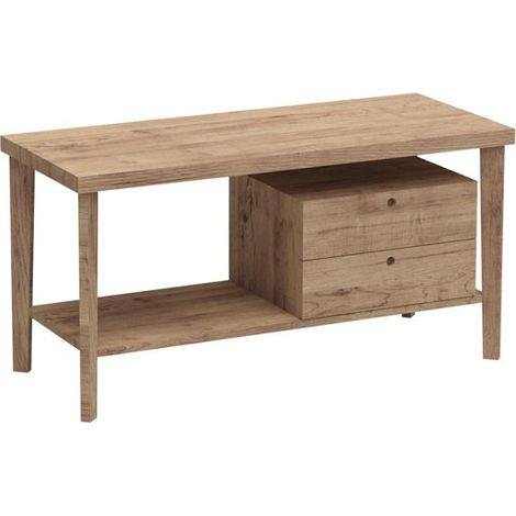 Mobile con Cassettiera Colavene Tino e Tina 120x50x63 Frassino Naturale Destra - TNM120D (1/2)