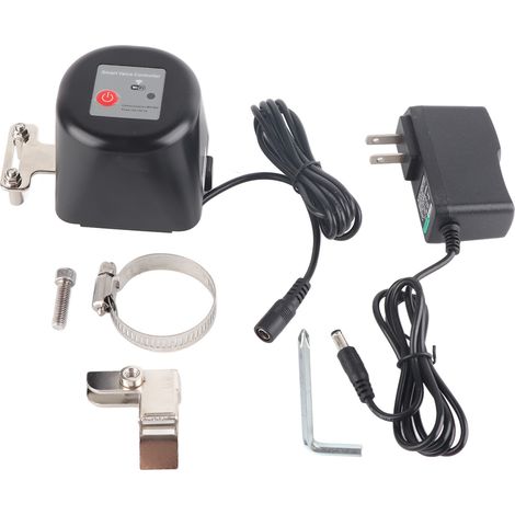 Vanne à gaz intelligente WiFi pour Tuya APP, contrôle à distance, minuterie, interrupteur sans fil pour tuyau d'eau automatique manuel, prise US. (1/5)