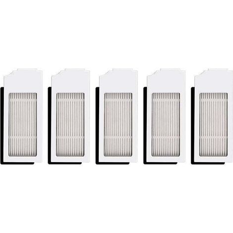 Ulisem(5 Pièces) N20 Plus Filtres HEPA Blancs Compatibles Avec ECOVACS DEEBOT N20 Plus/ N20 Pro Plus/ X1 Omni/X1 Omni/T10 Plus/T10 Turbo (1/4)