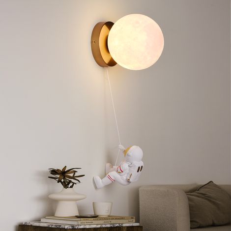 Aplique pared infantil LUA luna astronauta G9 Ø150 (1/5)