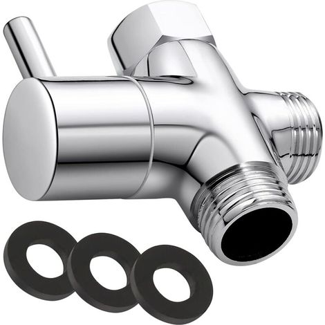 3-Wege-Ventil G1/2", massives Messing, Handbrausegarnitur, Universalzubehör