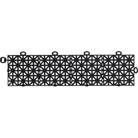 Barre de marquage noire épaisseur 12 mm Barre de marquage à dimensions 30 x 7,5 cm Barre en plastique idéal pour extérieur