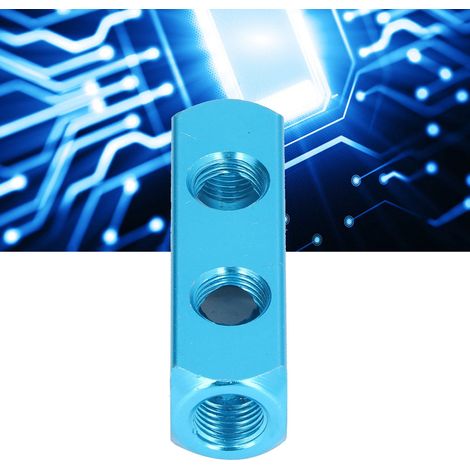 Bloc de distribution d'air en aluminium pour équipements d'automatisation, collecteur pneumatique AL-2