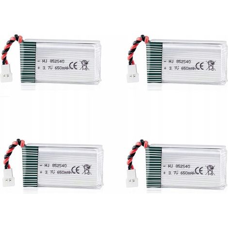 4 batterie per drone Syma x5C X5 3.7V 650mAh 25C (1/5)