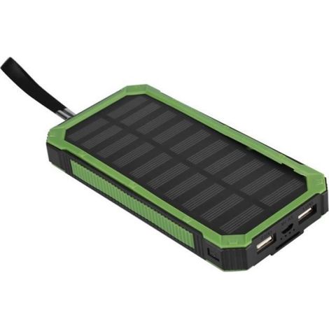 1 Kit DIY Banque d'alimentation Solaire, 20000mAh, Double USB, Panneau Monocristallin, Extérieur (1/4)