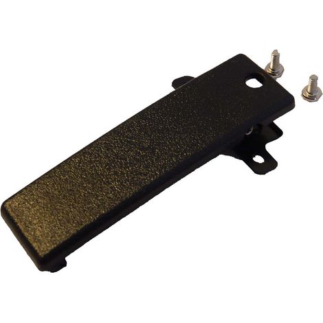 vhbw Gürtelclip kompatibel mit Kenwood TH-G71, TH-G71E, TH-K2A, TH-K2ET, TH-G71A, TH-F7E, TH-K2, TH-K2E Funkgerät - Schrauben, Kunststoff, Schwarz