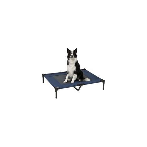 Bett auf Beinen, Hunde-/Katzenbett, Feldbett, Hochbett, Aniamux, Oxford-Gewebe, mikroperforiertes Textilene, Stahl (1/5)