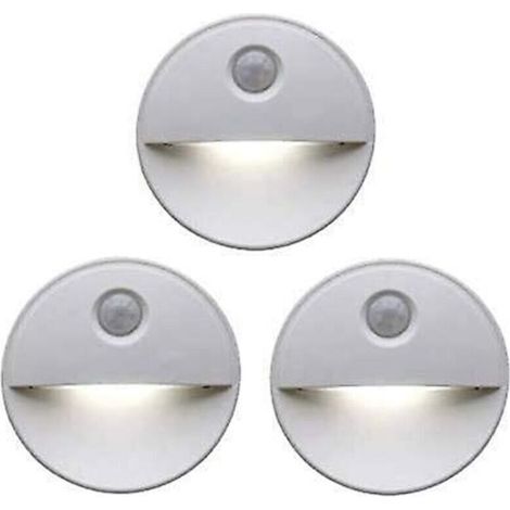 Veilleuse LED détecteur de mouvement Teinte induisant le sommeil grâce aux ampoules LED Fonctionnement sans fil Parfait pour les armoires de salle de bain, les escaliers et plus (1/5)