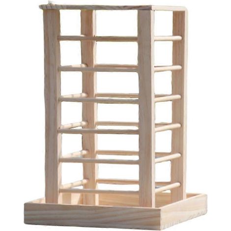 Distributeur de nourriture pour animaux de compagnie pratique en bois, râtelier à foin pour lapins, adapté aux espaces réservés aux animaux de compagnie à la maison
