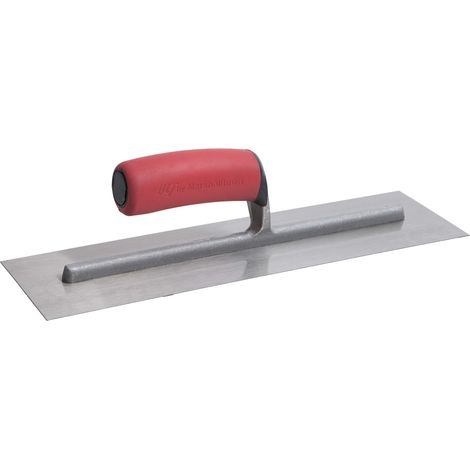 Frattazzo di levigatura Marshalltown con impugnatura morbida in acciaio al carbonio, frattazzo di levigatura per calcestruzzo e terreno, dimensioni della frattazzo: 406x102 mm