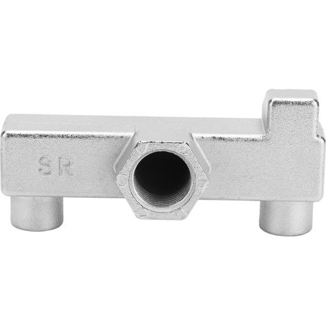 Bloc de raccordement à six voies pour compresseur d'air, collecteur fileté, joint de distribution G1/4 G1/2 (1/5)