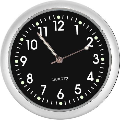 Horloge de voiture, décoration numérique avec veilleuse à Quartz pratique pour la décoration de bureau, maison, école (1/5)