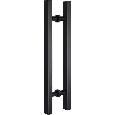 Poignée de push-pull en or pour porte en verre commercial - Poignée de barre en acier inoxydable pour l'intérieur et l'extérieur (1/5)