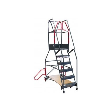 Scala a 7 gradini con sistema di bloccaggio automatico 150 kg - FIMM - 830008812 (1/5)