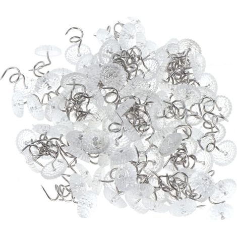 SHINEOFI 150 Punaises de lit en plastique, épingles anti-poussière (1/5)