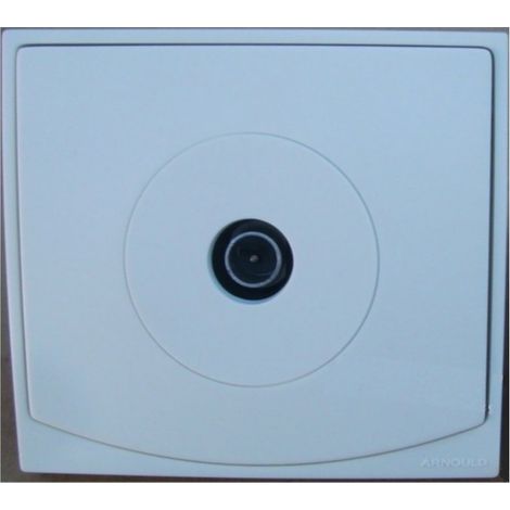 Arnould 61329 Prise TV complète blanc - 2001 LUMIERE