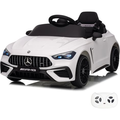 Mercedes-Benz CLE53 AMG Elettrica per Bambini 12V - 1 a 5 anni - con Telecomando - Bianco