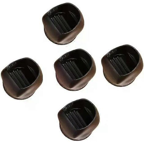Housses de pieds pour fauteuil roulant - Ensemble de 5 pièces, Fixateurs à roulettes pour chaises - (1/2)