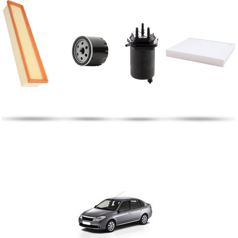 Kit tagliando 4 filtri compatibile con Renault Thalia II 1.5 dci 47kw Dal 2008 (1/5)
