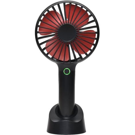 Petit ventilateur portable USB portable petit ventilateur d'été rechargeable portable (noir) (1/5)