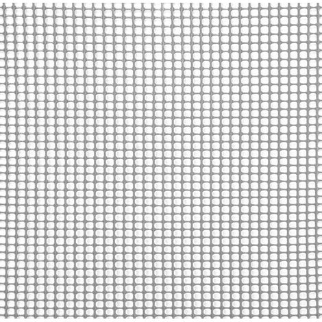 Rete Quadra da Giardino 5mm in Plastica 0,5x30m Rama Mirror Grigio