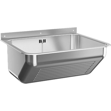 Sanela Pilozzi in acciaio inox - Pilozzo sospeso 55x45x22 cm, con griglia,accaio inox opaco SLVN 08