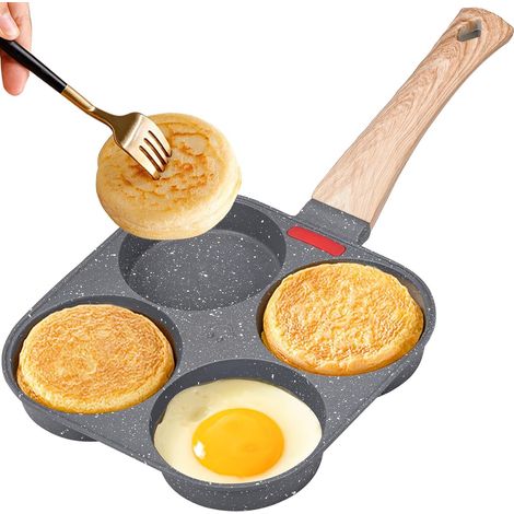 Poêle à crêpes en aluminium antiadhésif pour camping et maison (1/5)
