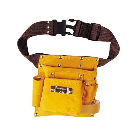 BORSA PORTA ATTREZZI IN PELLE CON CINTURA SEMPLICE - REL-15 MED