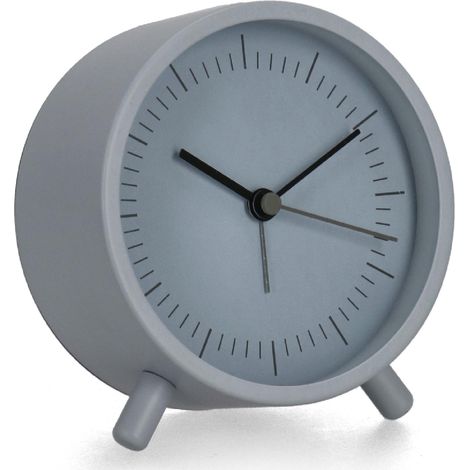 Orologio da tavolo "Kaled" in metallo Ø 10,8x5,5x12 h cm a batteria -Azzurro (1/2)