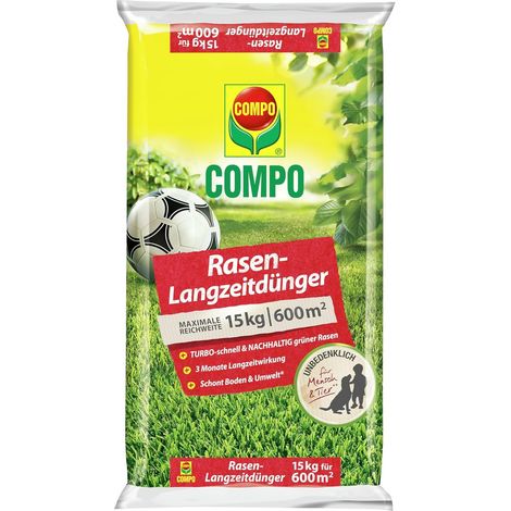 COMPO Rasen-Langzeitdünger 15kg für 600m²
