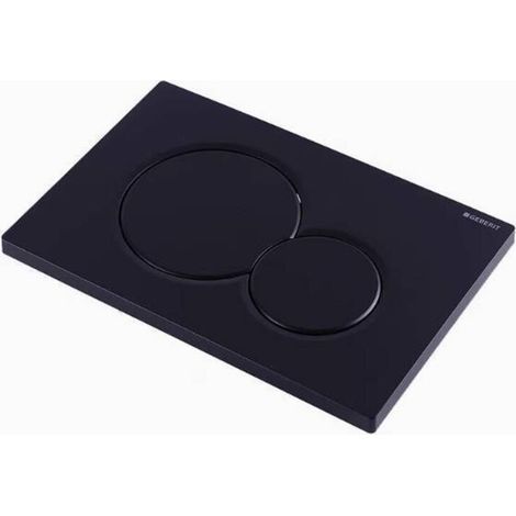 For Geberit Sigma 01 flush plate - matt black (1/3)