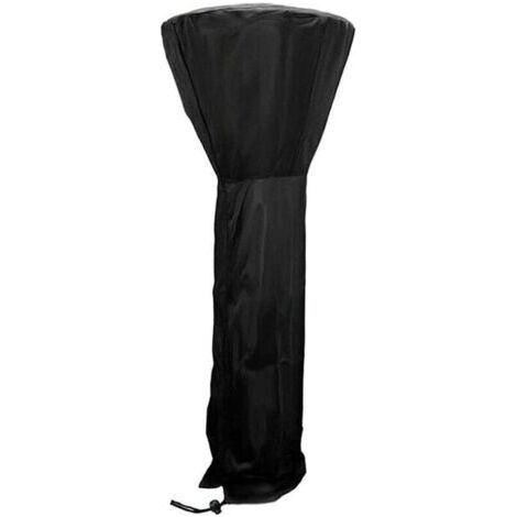 (226X85X48cm Noir)Housse pour Parasol Chauffant en 210D Oxford Imperméable ,Couverture de Chauffage Patio,Bache de Protection pour Chauffage (1/4)