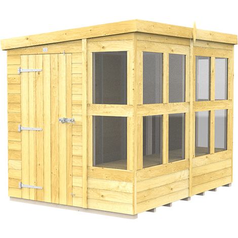 8 x 6  Pent Potting Shed