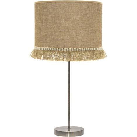 Tischlampe Alto Sibila 1xe27 Leder/Sand 62x30x30 cm