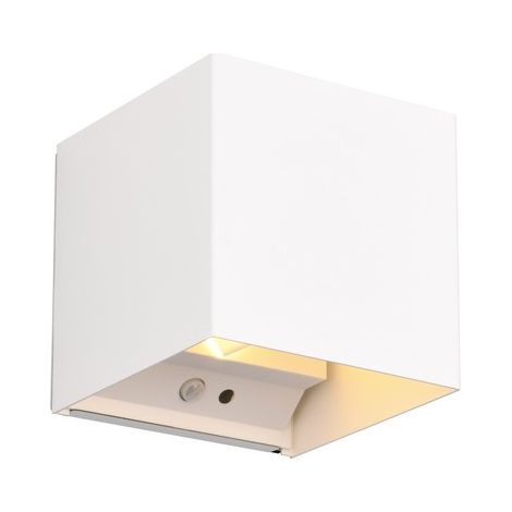 TALENT APPLIQUE LED 1W 100lm, 3000K DA ESTERNO QUADRATA BIANCA RICARICABILE CON DIFFUSORE REGOLABILE E CON BASE MAGNETICA H. 11CM IP44 (1/5)