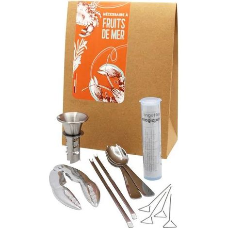 Chevalier Diffusion Kit accesorios mariscos aluminio inoxidable